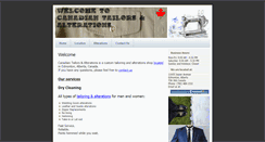 Desktop Screenshot of canadiantailors.net